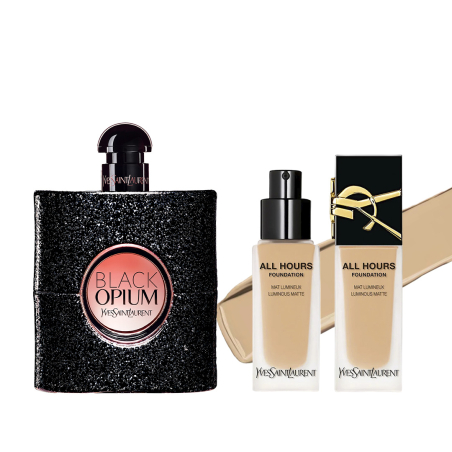 Pack Black Opium EDP con All Hours Foundation de YSL | Perfumería Júlia