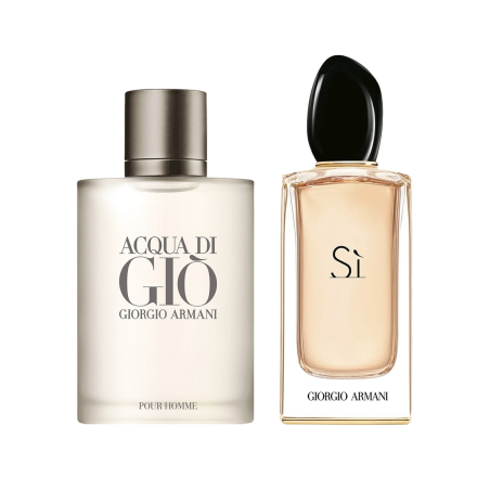 PACK SÌ DE ARMANI Y ACQUA DI GIO EDT