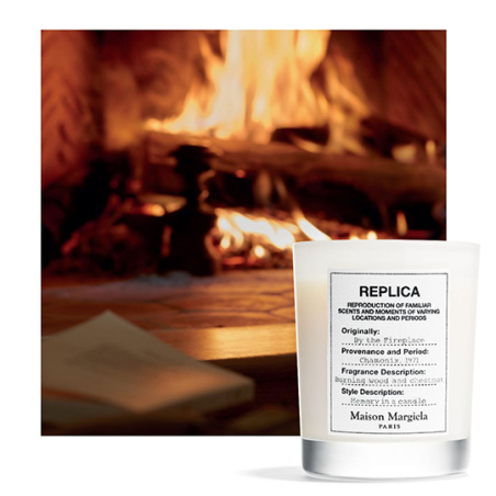 REPLICA BY THE FIREPLACE CANDLE