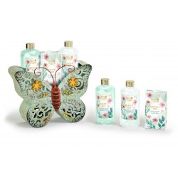 Cesta Baño Natural MARIPOSA Metalica