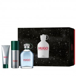 Hugo Man Cofre EDT V.125ml + Deodorant Spray 150 ml + Shower Gel 50ml