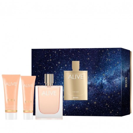 BOSS ALIVE COFRE EDP V.80ML + BODY LOTION 75ML + SHOWER GEL 50ML