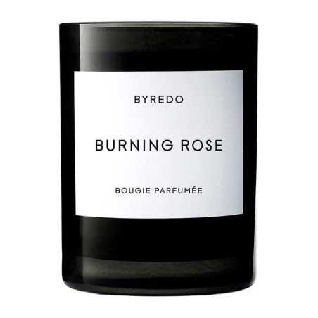 Burning Rose Candle