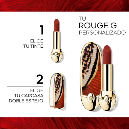 Rouge G Majestic Feathers Carcassa Joia amb Doble Mirall Edició Limitada