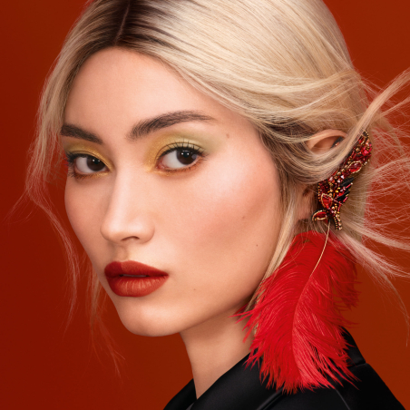 Rouge G Majestic Feathers Carcassa Joia amb Doble Mirall Edició Limitada