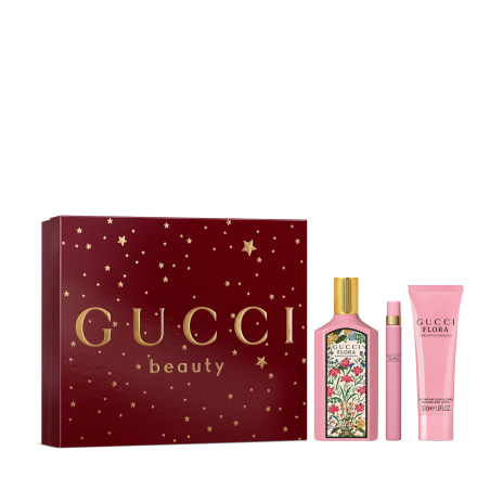 Set Gucci Flora Gorgeous Gardenia Eau de Parfum & Body Lotion