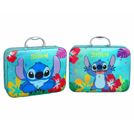 Set Metálico de Maquillaje Maleta Stitch