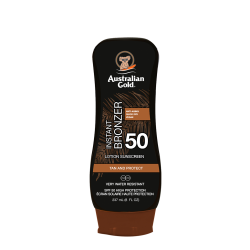 Instant Bronzer Lotion Sunscreen Tan and Protect SPF
