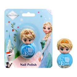 Frozen Laca de Uñas con Tapón 3D Rosa o Azul