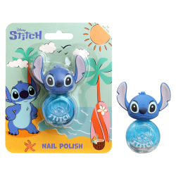Stitch Laca de Uñas con Tapón 3D Rosa Claro o Azul