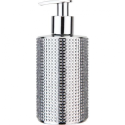 SILVER DIAMONDS SOAP DISPENSER 250ML