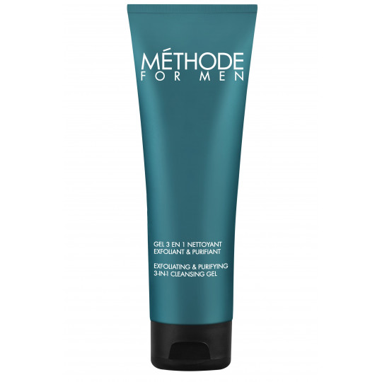 gel 3-en-1 nettoyant, exfoliant & purificant