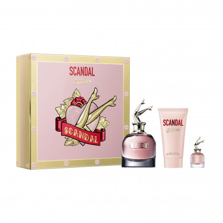 SCANDAL COFRE EAU DE PARFUM V80ML + BODY LOTION 75ML + MINI