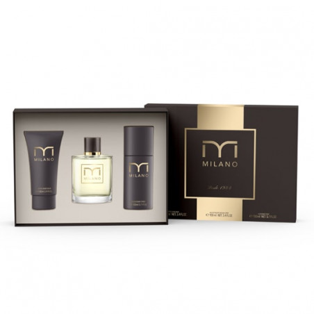 MILANO CLASIC EDP V.100ML + AFTER SHAVE BALM 100ML + DEODORANT SPRAY 150ML