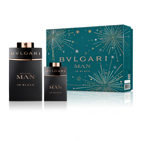 BVLGARI MAN IN BLACK XMAS SET 2022  EDP V100 ML + V15 ML