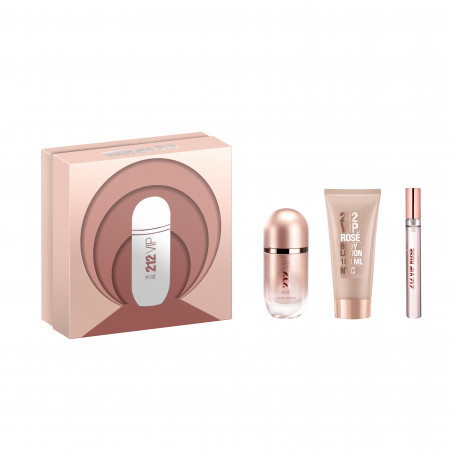 212 VIP ROSÉ COFRE EAU DE PARFUM VAPORITZADOR 80 ML+BODY LOTION100 ML+MINI EDP