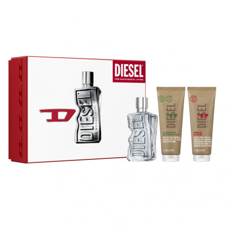 D BY DIESEL COFRE EDT VAPORITZADOR 100 ML+GEL BAÑO 75 ML+FACIAL MOISTURIZER 75 ML