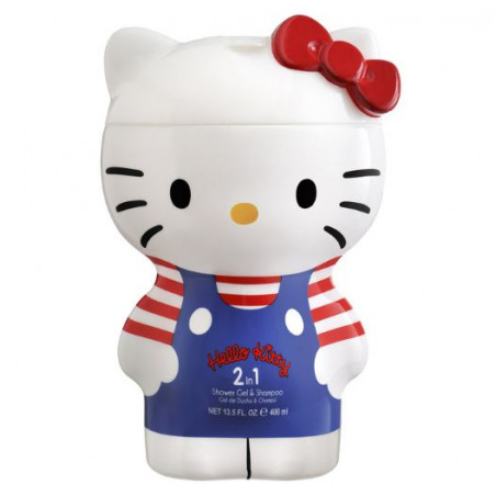 GEL DE DUCHA Y CHAMPÚ 2D HELLO KITTY 400 ML