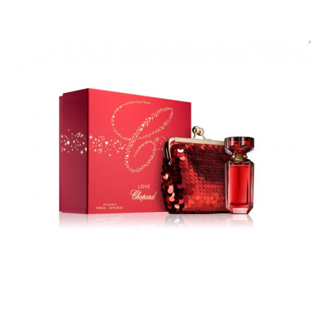 LOVE CHOPARD GIFT SET EDP 100 ML + NECESSER