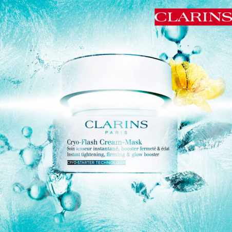 Cryo-Flash Cream Mask Clarins | Perfumería Júlia