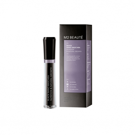 BLACK NANO MASCARA NUTRITION & NATURAL GROWTH