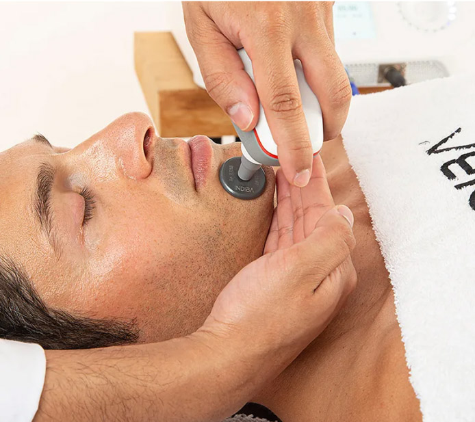 servicio higiene facial masculina