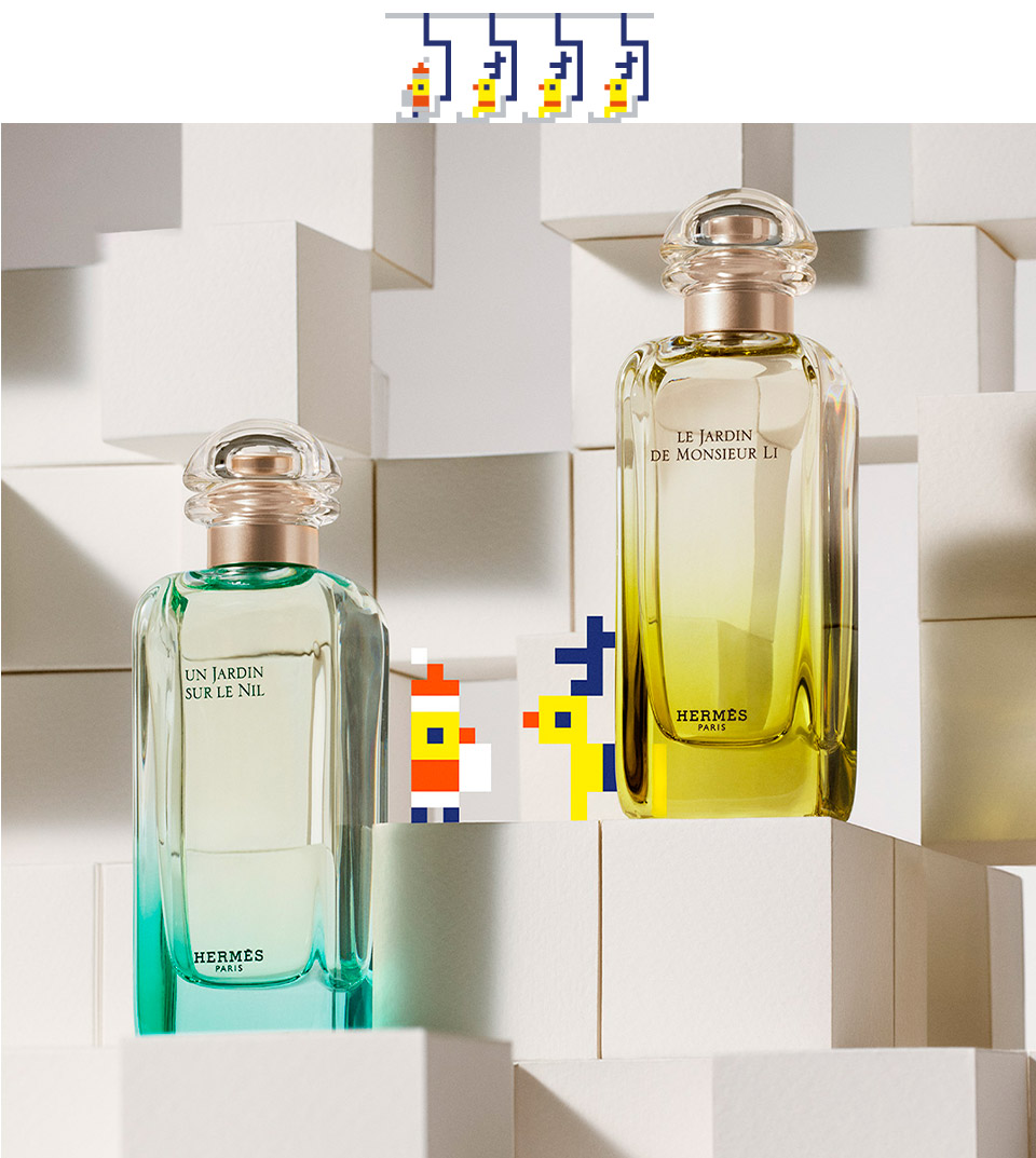 les perfums jardins Hermés
